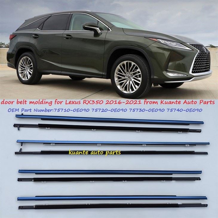 Lexus RX350 door belt molding